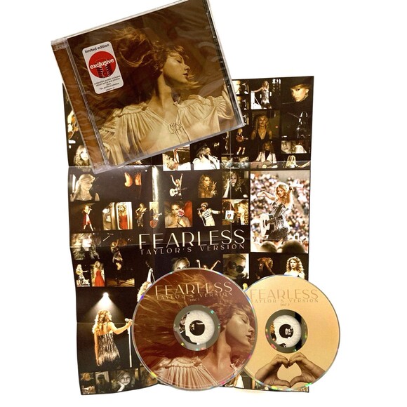 NEW SEALED Taylor Swift Fearless Taylors Version CD Set w/ Ltd Ed Lyrics/Poster - Picture 1 of 1